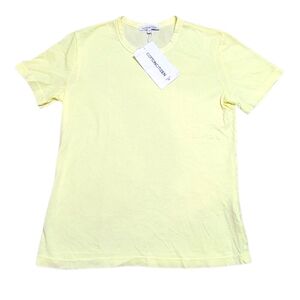 NWT $80 COTTON CITIZEN Standard Tee Supima Cotton XS Yellow Seasonal Wash
